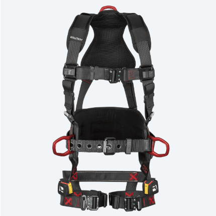 FallTech FT-Iron 3 D-Ring Construction Harness with Quick Connect Legs from GME Supply